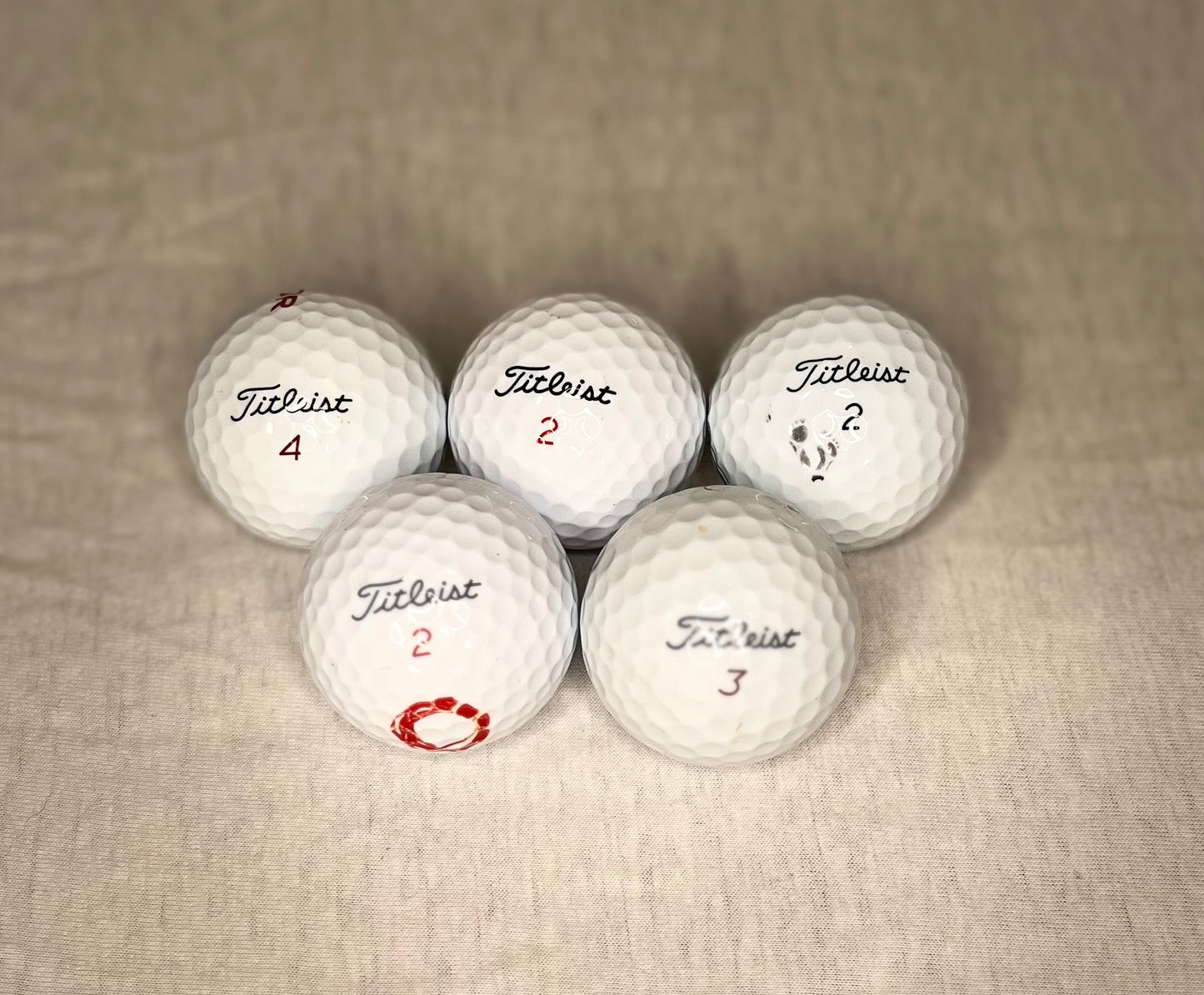 Titleist Mix - 5 baller